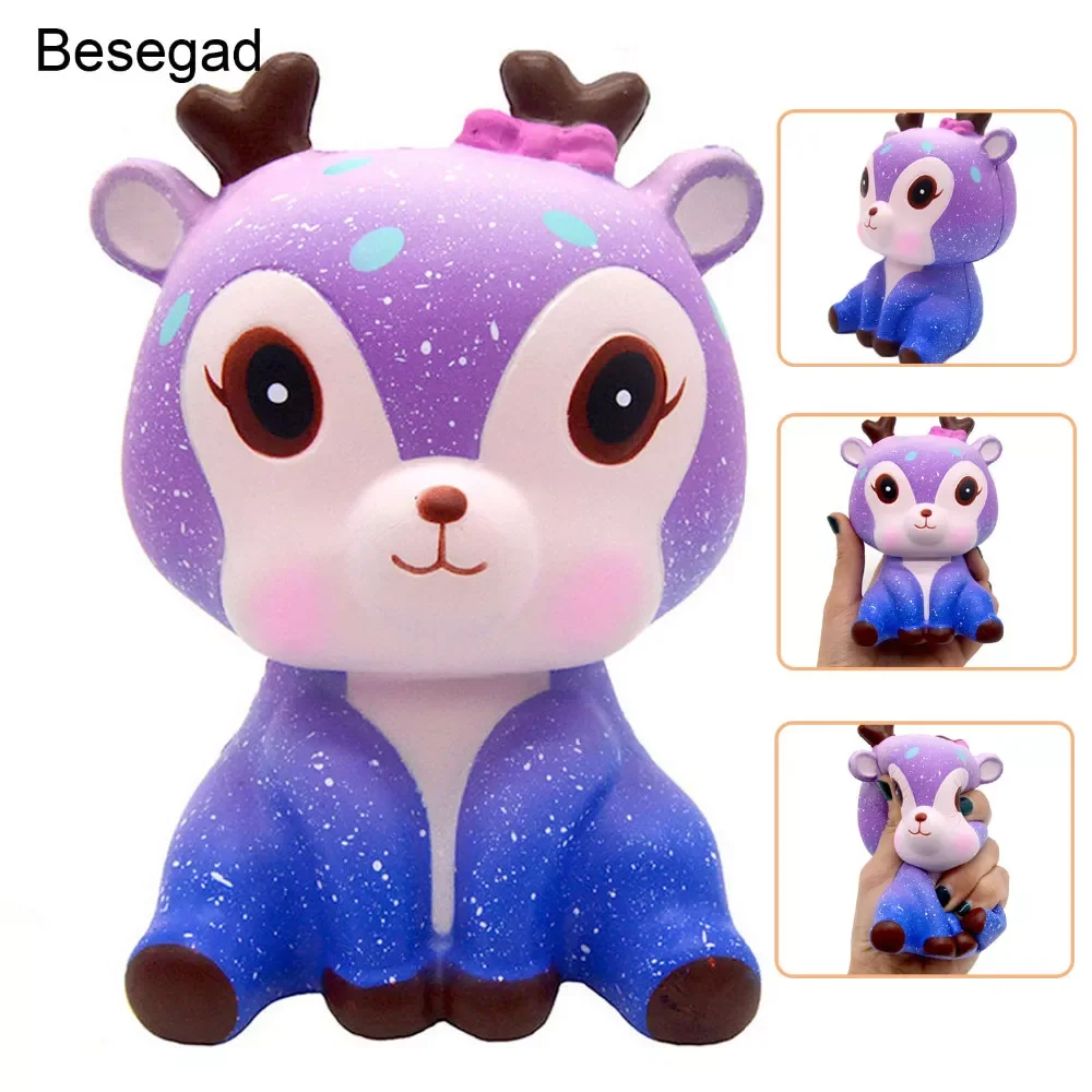 Besegad Big Jumbo Cute Kawaii Deer Squishy Squeeze Squishi Squshy Toy Slow Rising for Adults Relieves Stress Anxiety Decoration
Besegad Big Jumbo Cute Kawaii Deer Squishy Squeeze Squishi Squshy Toy Slow Rising for Adults Relieves Stress Anxiety Decoration