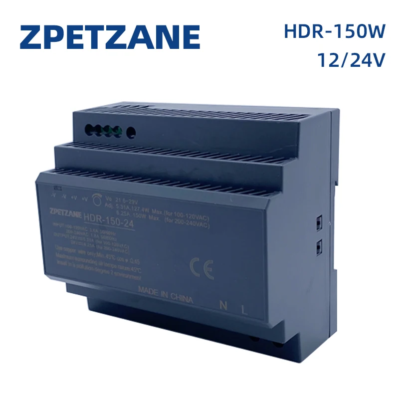 HDR-150W DIN Rail Switching Power Supply SMPS 12V 24V Ultra Slim AC/DC Step Shape LED Driver Power Transformer
HDR-150W DIN Rail Switching Power Supply SMPS 12V 24V Ultra Slim AC/DC Step Shape LED Driver Power Transformer