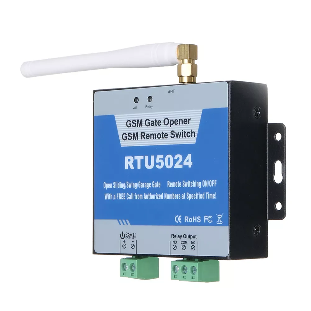 GSM Gate Opener Relay Switch Wireless Remote Control Door Access Door Opener Free Call 850/900/1800/1900MHz
GSM Gate Opener Relay Switch Wireless Remote Control Door Access Door Opener Free Call 850/900/1800/1900MHz