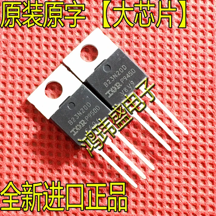30pcs original new Large chip B23N20D IRFB23N20DPBF TO-220 200V 24A high current
30pcs original new Large chip B23N20D IRFB23N20DPBF TO-220 200V 24A high current