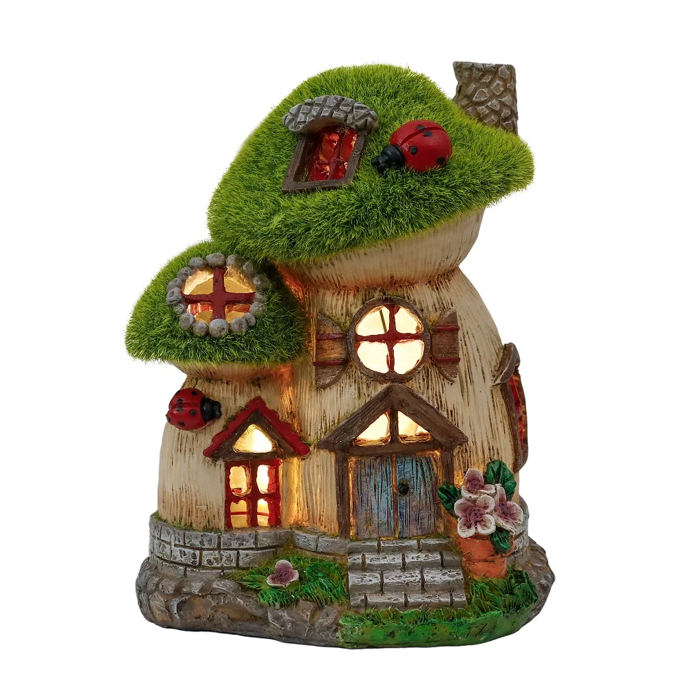 Teresa's Collections LED Garden Resin Figure Waterproof Solar Light Flocked House Figurines Garden Decoration Outdoor Ornament
Teresa's Collections LED Garden Resin Figure Waterproof Solar Light Flocked House Figurines Garden Decoration Outdoor Ornament