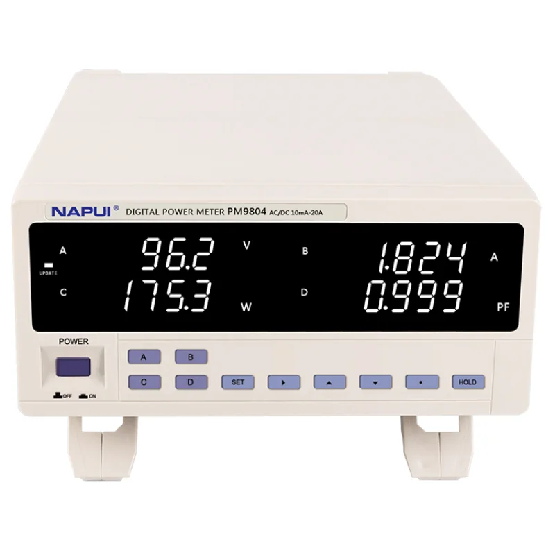 PM9804 Bench TRMS AC/DC Voltage Current Power Factor & Power Meter Tester Analyzer
PM9804 Bench TRMS AC/DC Voltage Current Power Factor & Power Meter Tester Analyzer