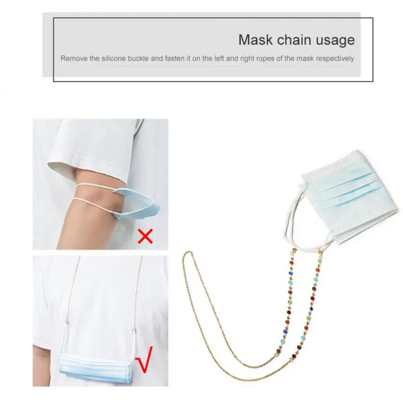 Mask Sunglasses Chains For Women Gold Silver Color Anti-lost Lanyard Metal Hanging Rope Glasses Cord Holder Fashion Necklaces
Mask Sunglasses Chains For Women Gold Silver Color Anti-lost Lanyard Metal Hanging Rope Glasses Cord Holder Fashion Necklaces