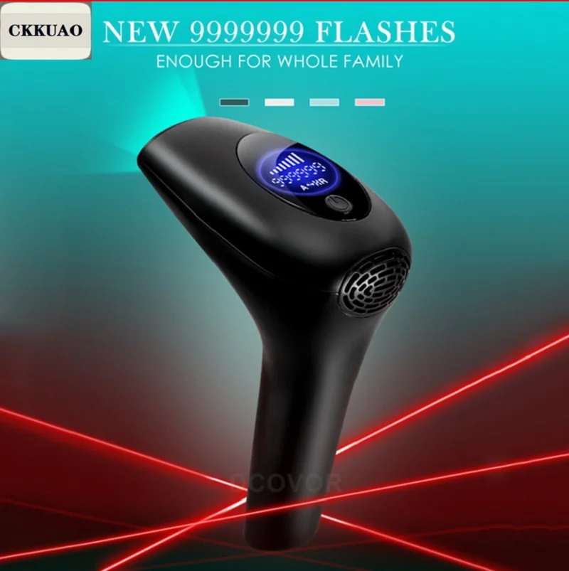 CKKUAO 999999/900000 Flashes New IPL Epilator Permanent IPL Photoepilator Hair Removal depiladora Painless electric Epilator
CKKUAO 999999/900000 Flashes New IPL Epilator Permanent IPL Photoepilator Hair Removal depiladora Painless electric Epilator