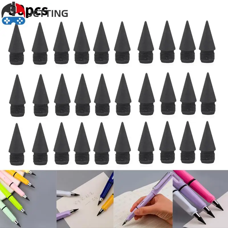 30Pcs Inkless Pencils Erasable Infinite Graphite Nib Replaceable Heads Interchangeable Replacement Tip Kids School Supplies
30Pcs Inkless Pencils Erasable Infinite Graphite Nib Replaceable Heads Interchangeable Replacement Tip Kids School Supplies