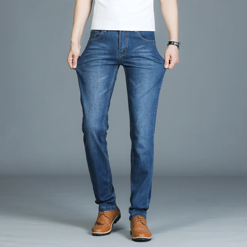 Classic Style 2022 New Men's Slim Stretch Jeans Fashion Casual Cotton Gray blue black Denim Trousers Brand Pants Male Homme
Classic Style 2022 New Men's Slim Stretch Jeans Fashion Casual Cotton Gray blue black Denim Trousers Brand Pants Male Homme