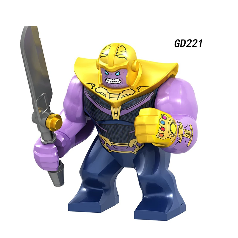 Disney Big Size Super Hero Thanos Building Blocks Bricks Models Figure Educational Toys For Children
Disney Big Size Super Hero Thanos Building Blocks Bricks Models Figure Educational Toys For Children