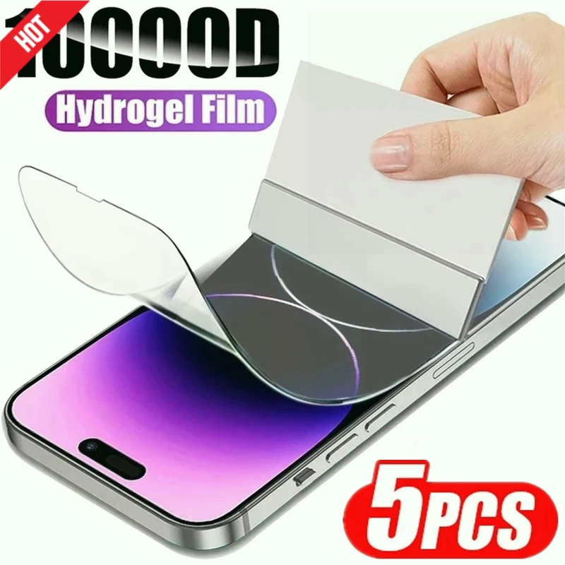 5Pcs Hydrogel Film For iPhone 14 Pro Max 7 8 14 Plus Full Cover Screen Protector For iPhone 12 13 Mini 11 PRO XS X MAX Not Glass
5Pcs Hydrogel Film For iPhone 14 Pro Max 7 8 14 Plus Full Cover Screen Protector For iPhone 12 13 Mini 11 PRO XS X MAX Not Glass