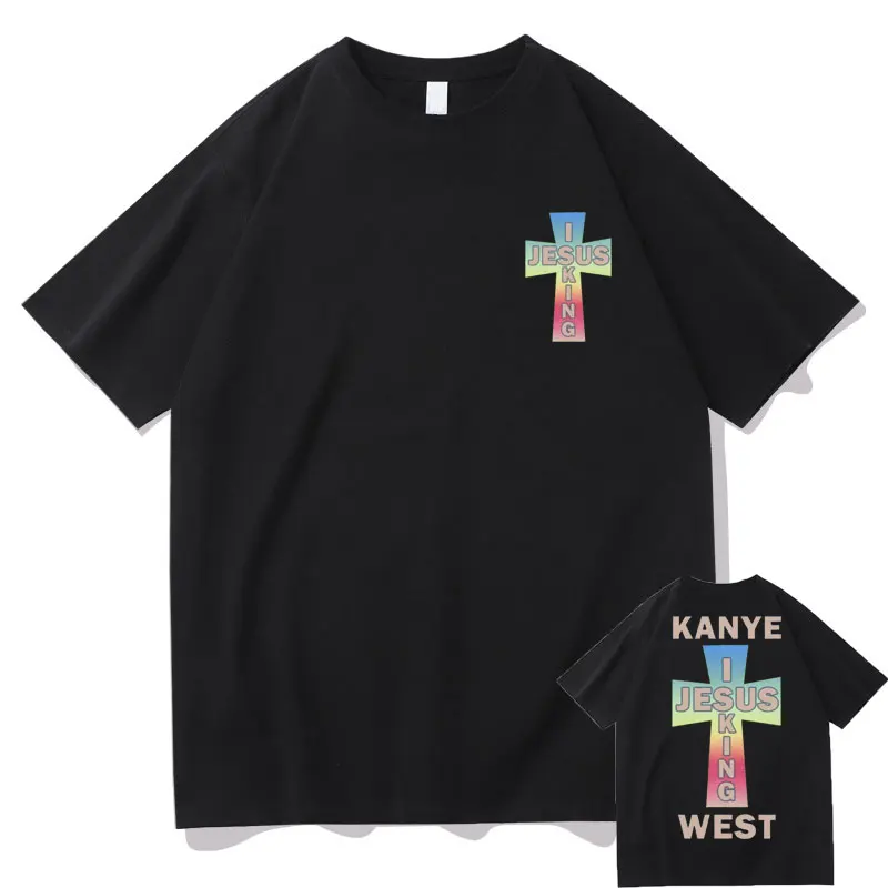 Kanye West Jesus Graphic T Shirt Male Fashion Streetwear Men Women Hip Hop Short Sleeve Tees Men's High Quality Street Tshirt
Kanye West Jesus Graphic T Shirt Male Fashion Streetwear Men Women Hip Hop Short Sleeve Tees Men's High Quality Street Tshirt