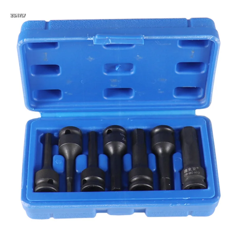 7 Pcs Impact Socket Bits 3/8 Inch Driver Metric Star Torx Hex Spline Ratchet Screwdriver Bit Socket Set Tools
7 Pcs Impact Socket Bits 3/8 Inch Driver Metric Star Torx Hex Spline Ratchet Screwdriver Bit Socket Set Tools