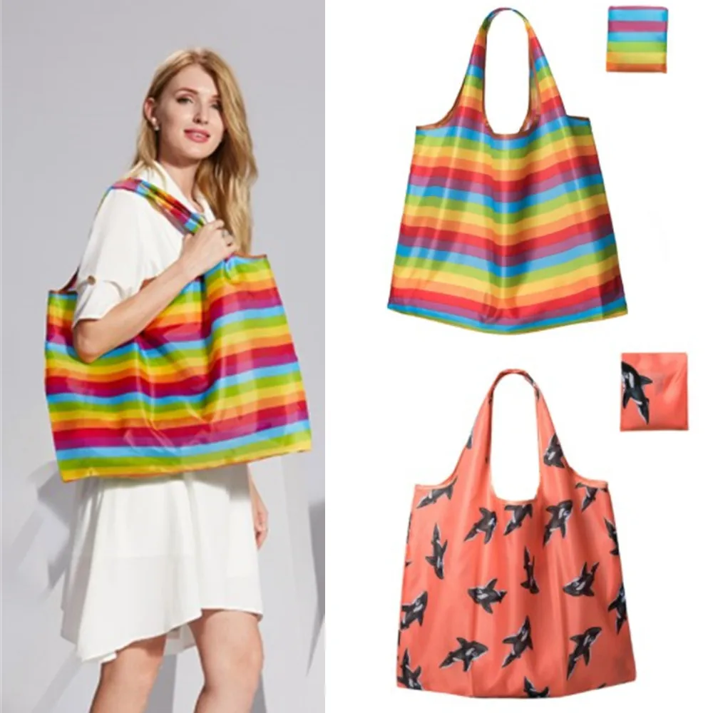 2022 New Foldable Reusable Shopping Bag Eco Friendly Lady Tote Bag Large Capacity Durable Handbag Fruit Vegetable Grocery Pocket
2022 New Foldable Reusable Shopping Bag Eco Friendly Lady Tote Bag Large Capacity Durable Handbag Fruit Vegetable Grocery Pocket
