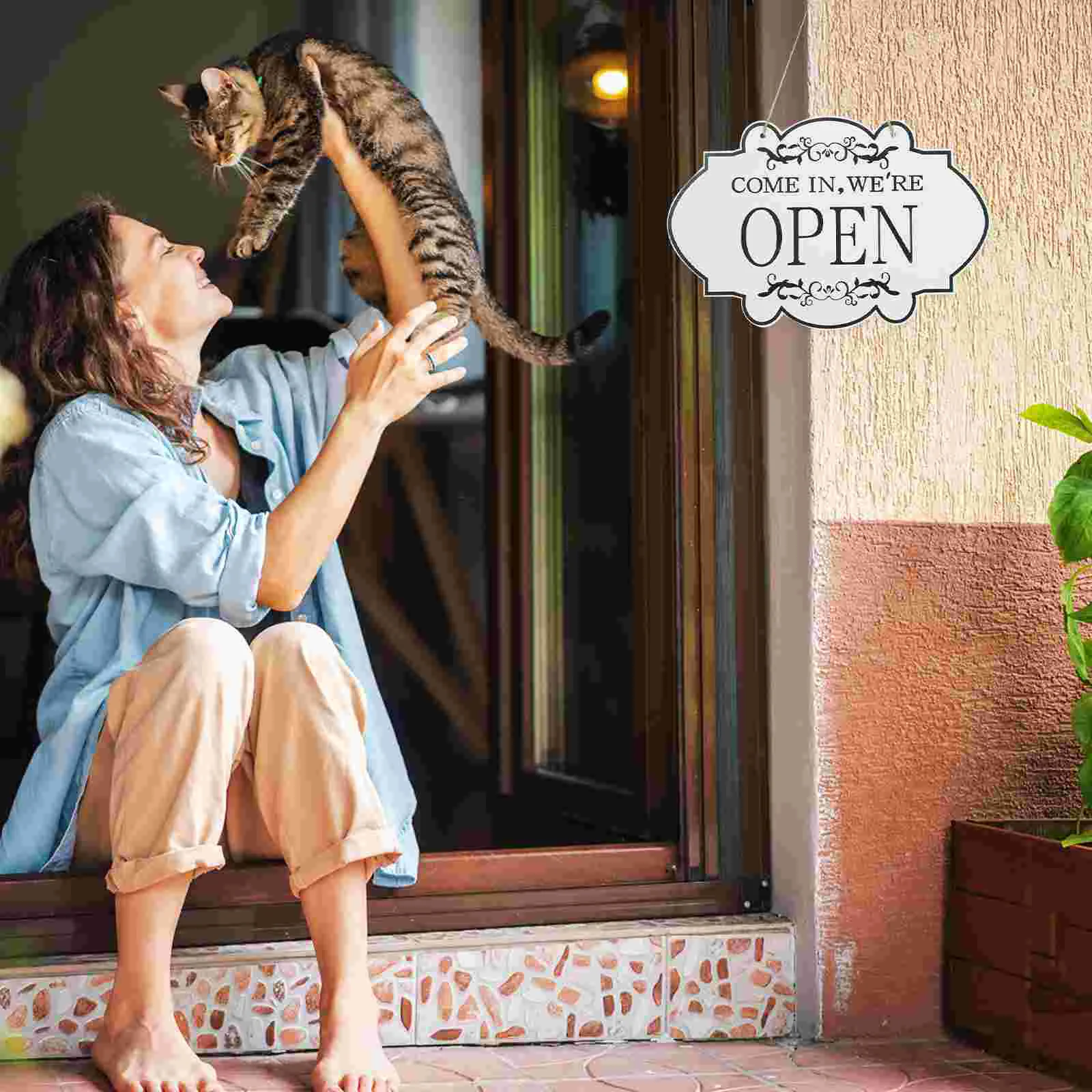 Lanyards Open Closed Sign Door Business Double Sided Bar Signs Wooden Double-sided Bakery
Lanyards Open Closed Sign Door Business Double Sided Bar Signs Wooden Double-sided Bakery