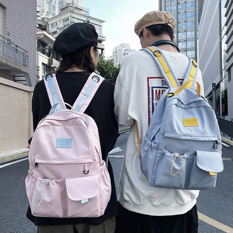Drawstring Pockets Women Backpacks Water Proof Students Nylon Schoolbags Large Capacity Teenager Girls Boys Book Knapsack Bags
Drawstring Pockets Women Backpacks Water Proof Students Nylon Schoolbags Large Capacity Teenager Girls Boys Book Knapsack Bags