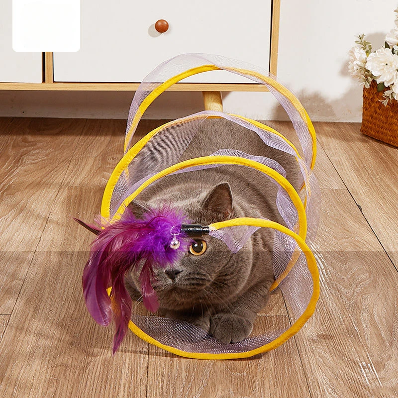 

Pussy Cat Stick Cats Toys Self Enjoyment Relieving Fun Magic Tool Tunnel Pussy Maze Channel Pussy Pet Supplies Collection
