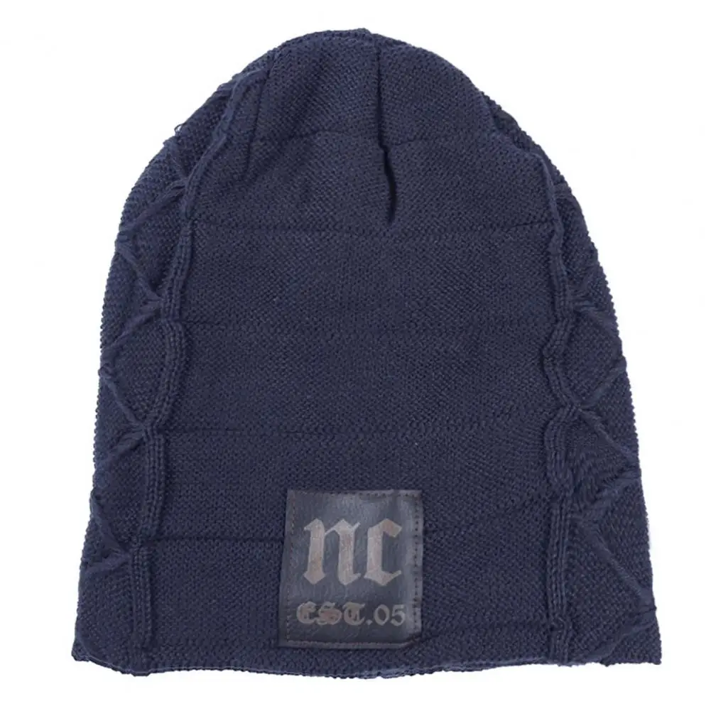 Chic Winter Hat Soft Men Winter Beanie Solid Color Letter Pattern Men Winter Cap Keep Warm
Chic Winter Hat Soft Men Winter Beanie Solid Color Letter Pattern Men Winter Cap Keep Warm
