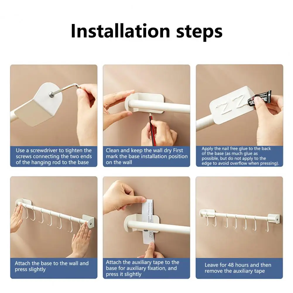 Utensil Hook Convenient High Hardness Rust Resistant Waterproof Utensil Rack Holder Hook Organizer for Home
Utensil Hook Convenient High Hardness Rust Resistant Waterproof Utensil Rack Holder Hook Organizer for Home