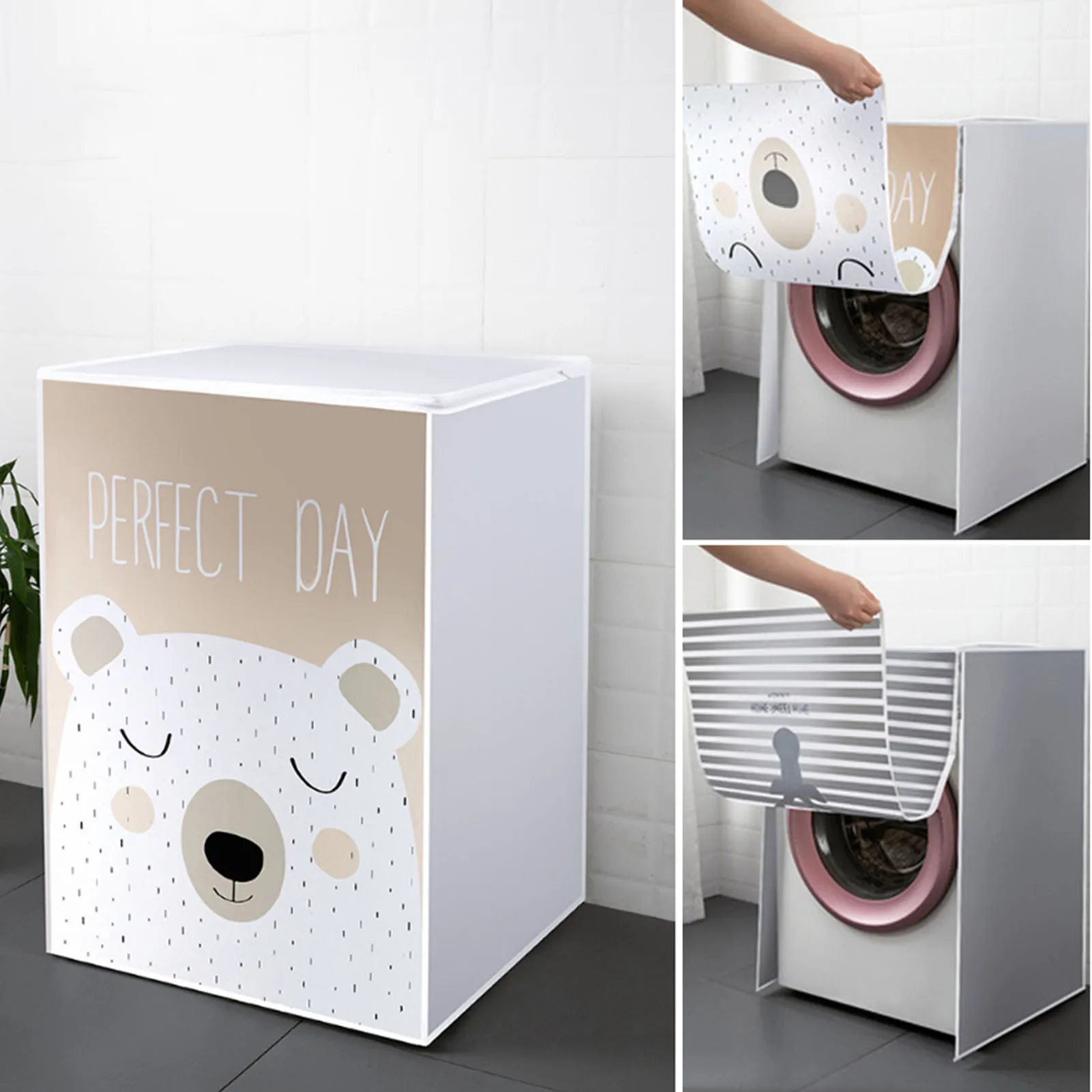PEVA Washing Machine Cover for Drum Washing Machine Waterproof Case Dust Cover for Automatic Washing Machine Household
PEVA Washing Machine Cover for Drum Washing Machine Waterproof Case Dust Cover for Automatic Washing Machine Household