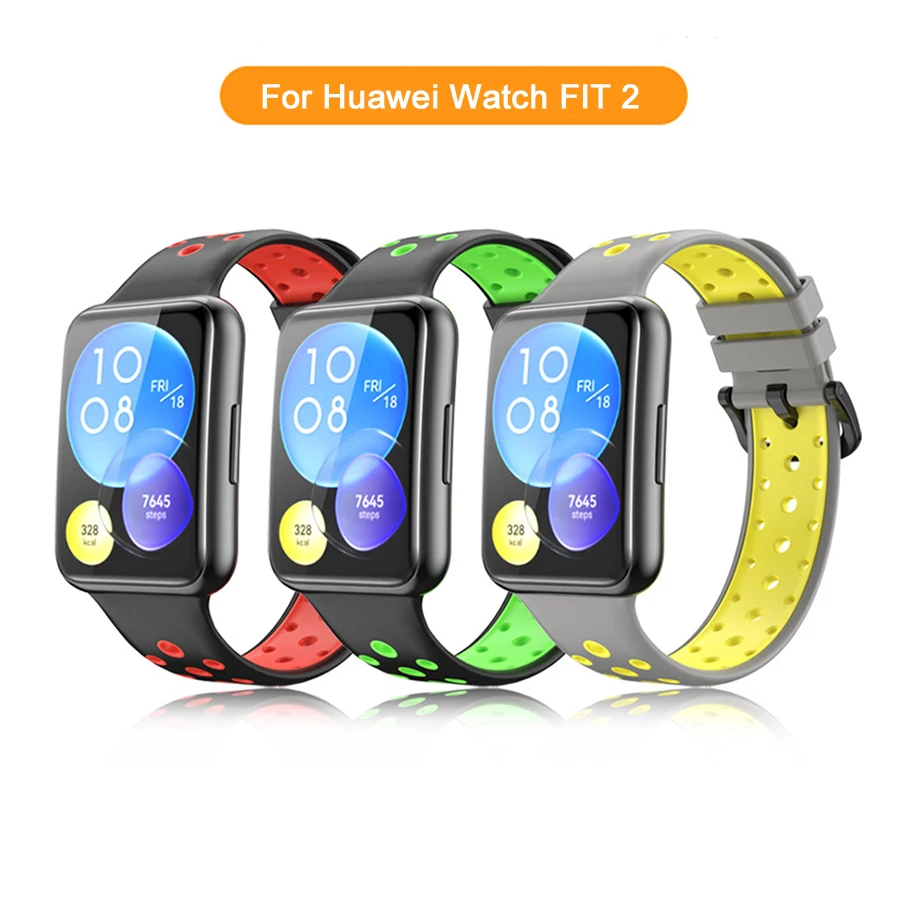 Ремешок силиконовый для смарт-часов Huawei Watch Fit 2, мягкий цветной браслет для наручных часов, аксессуары для Huawei Watch Fit2
Ремешок силиконовый для смарт-часов Huawei Watch Fit 2, мягкий цветной браслет для наручных часов, аксессуары для Huawei Watch Fit2
