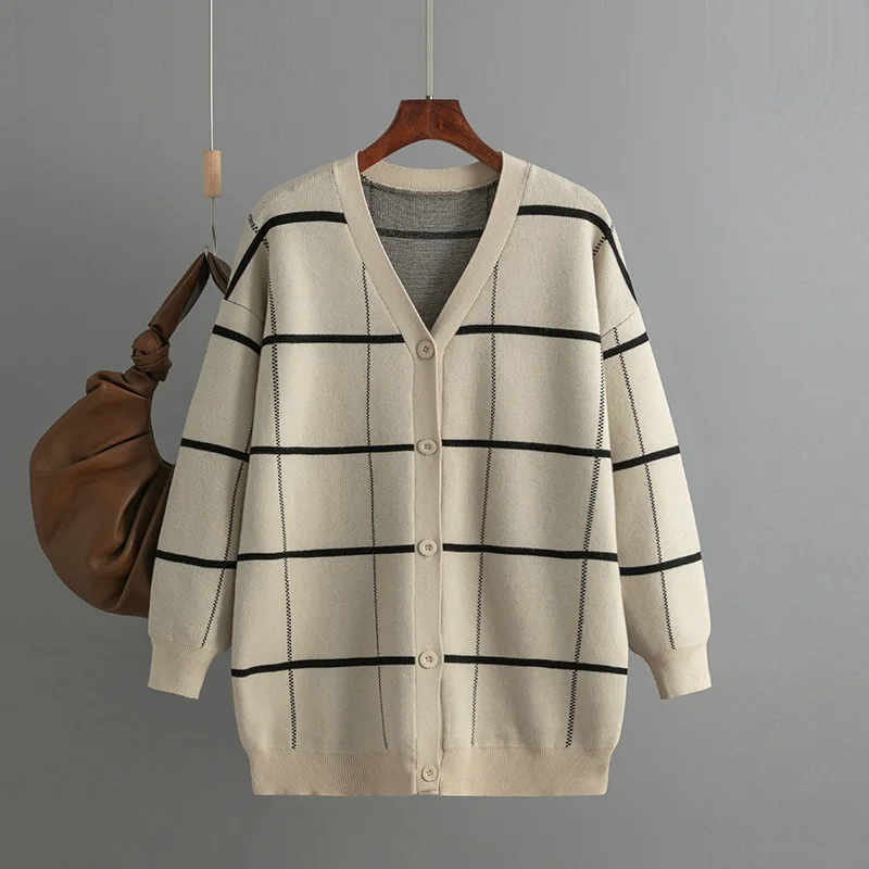 Knitted Cardigan for Women Sweater Knitwears Tops Korean Fashion Vintage Long Sleeve Autumn Winter Female Clothing
Knitted Cardigan for Women Sweater Knitwears Tops Korean Fashion Vintage Long Sleeve Autumn Winter Female Clothing