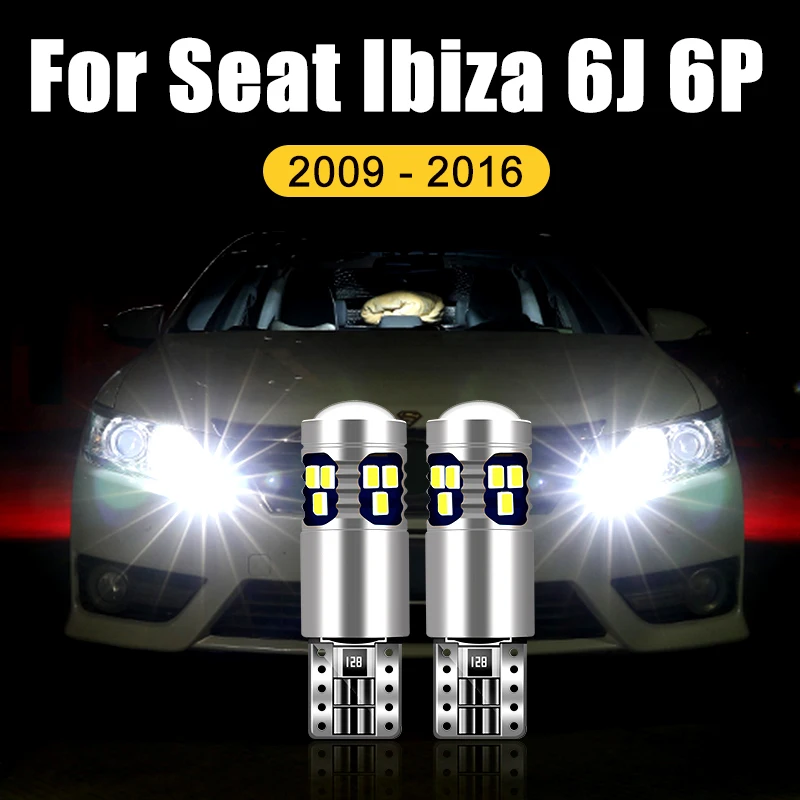 For Seat Ibiza 6J 6P 2009-2013 2014 2015 2016 2PCS 12V T10 W5W LED Car Clearance Lights Parking Lamps Width Bulbs Accessories
For Seat Ibiza 6J 6P 2009-2013 2014 2015 2016 2PCS 12V T10 W5W LED Car Clearance Lights Parking Lamps Width Bulbs Accessories