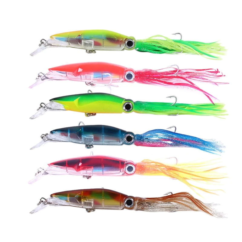7Pcs/Set Fishing Lure Kit 14Cm 40G Squid Fishing Lure With Beard Octopus Soft Bait Jigging Fishing Gear
7Pcs/Set Fishing Lure Kit 14Cm 40G Squid Fishing Lure With Beard Octopus Soft Bait Jigging Fishing Gear