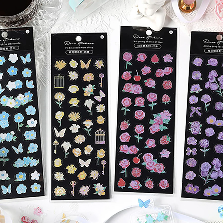 4 Styles Aesthetic Flower Sticker Creative INS Style Cute Kpop Idol Card Decorative Stationery Sticker Korean Stationery
4 Styles Aesthetic Flower Sticker Creative INS Style Cute Kpop Idol Card Decorative Stationery Sticker Korean Stationery