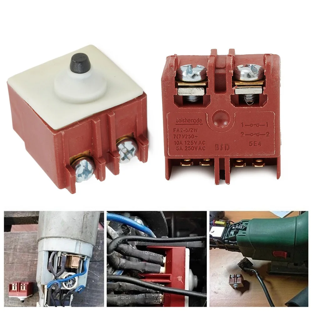 2pcs Angle Grinder Switch Momentary Contact 27*25.5*20mm For 6-100/8-100 Angle Grinder Power Tool Accessories
2pcs Angle Grinder Switch Momentary Contact 27*25.5*20mm For 6-100/8-100 Angle Grinder Power Tool Accessories