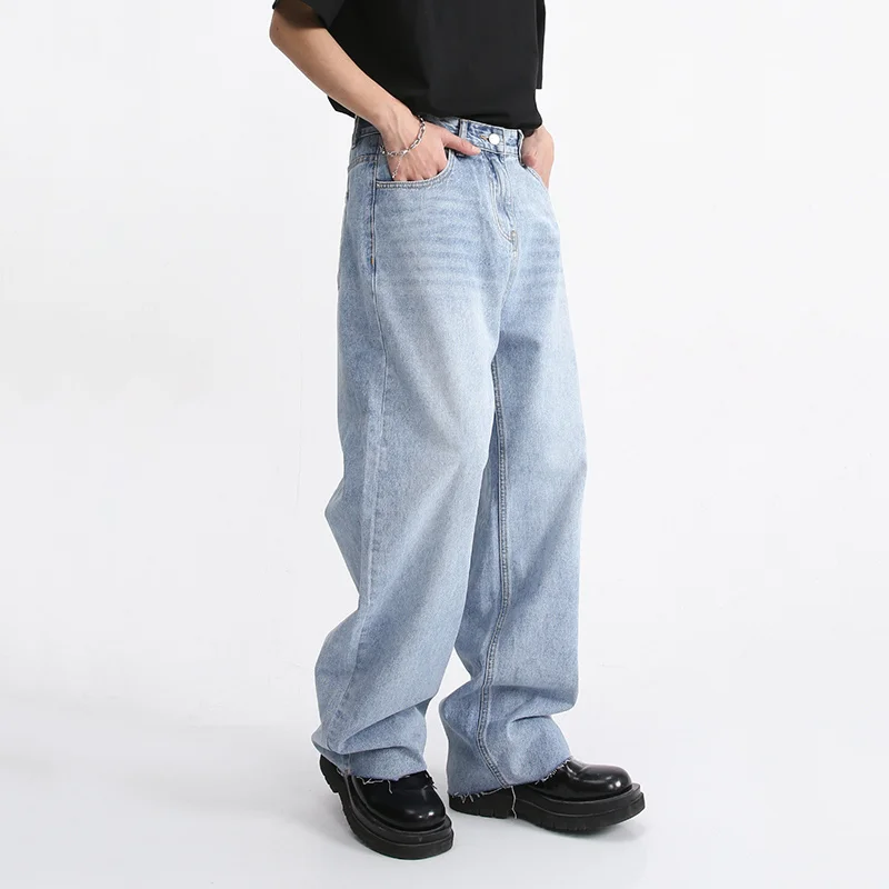 Мужская одежда PFHQ, новые тонкие повседневные джинсовые брюки 2023, широкие брюки, винтажные корейские модные мужские однотонные Свободные Элегантные трендовые
Мужская одежда PFHQ, новые тонкие повседневные джинсовые брюки 2023, широкие брюки, винтажные корейские модные мужские однотонные Свободные Элегантные трендовые