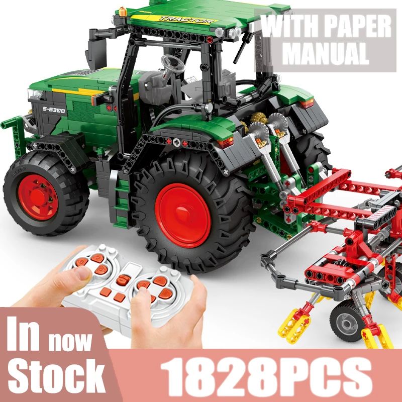 Technical City Engineering Farmer RC Cars Remote Control Bricks Building Blocks Toys Kids Boys Adults Compatible Moc Sets Gifts
Technical City Engineering Farmer RC Cars Remote Control Bricks Building Blocks Toys Kids Boys Adults Compatible Moc Sets Gifts