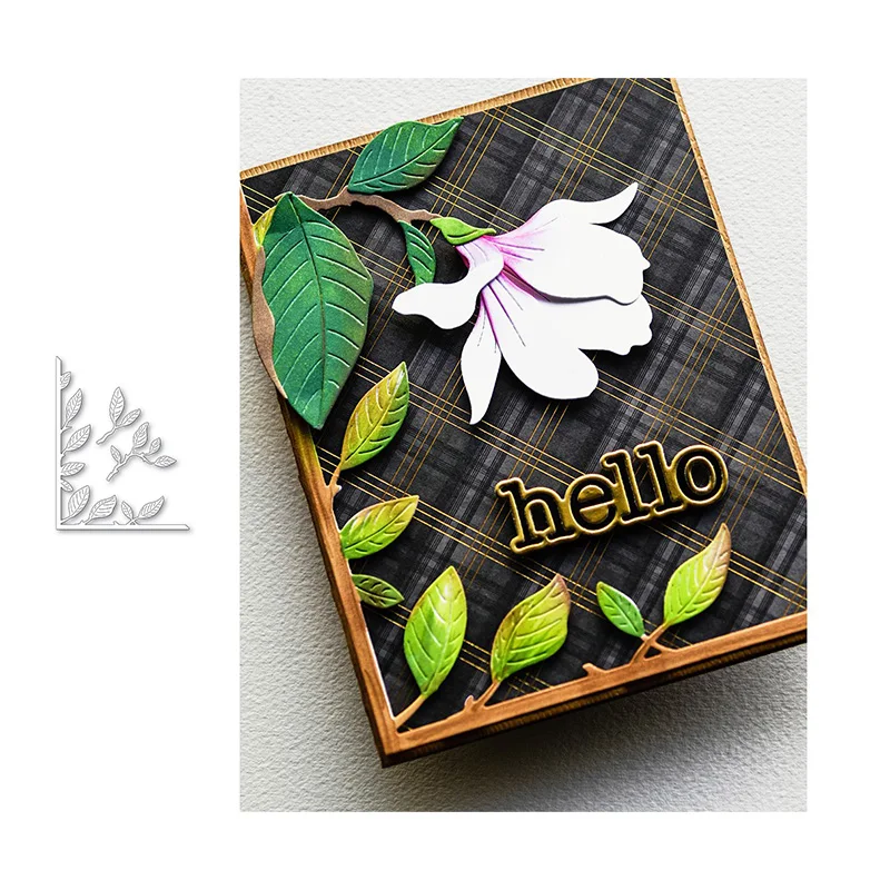 Corner Leaves Metal Cutting Dies Stencil Craft Die Cut for Scrapbooking Mold Paper Make Border Mould Decoration Template Model
Corner Leaves Metal Cutting Dies Stencil Craft Die Cut for Scrapbooking Mold Paper Make Border Mould Decoration Template Model