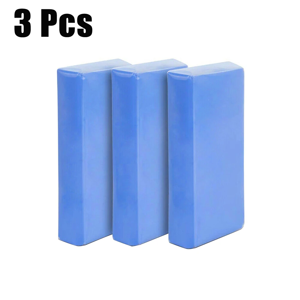 3pcs Clay Cleaning Bar Tools Car Detailing Waxing Polish Treatment Fine Grade Blue For Car Wash Maintenance Durable Accessories
3pcs Clay Cleaning Bar Tools Car Detailing Waxing Polish Treatment Fine Grade Blue For Car Wash Maintenance Durable Accessories