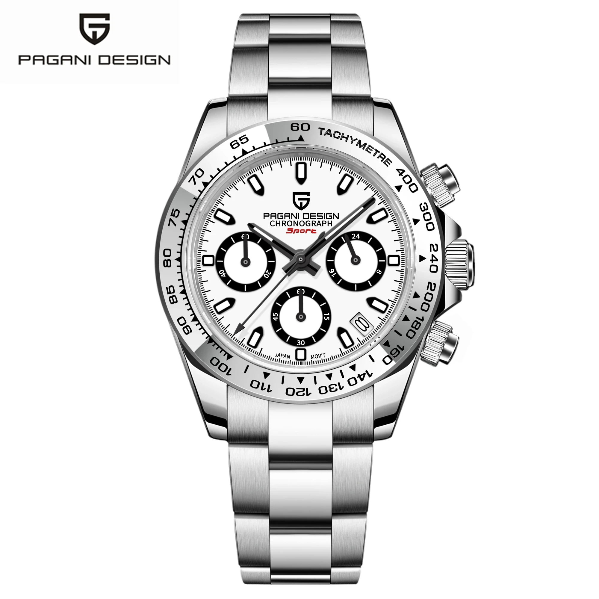 2022 PAGANI DESIGN New Quartz Mens Watch VK63 Multifunctional Chronograph Top Brand Stainless Steel Sports Waterproof Wristwatch
2022 PAGANI DESIGN New Quartz Mens Watch VK63 Multifunctional Chronograph Top Brand Stainless Steel Sports Waterproof Wristwatch