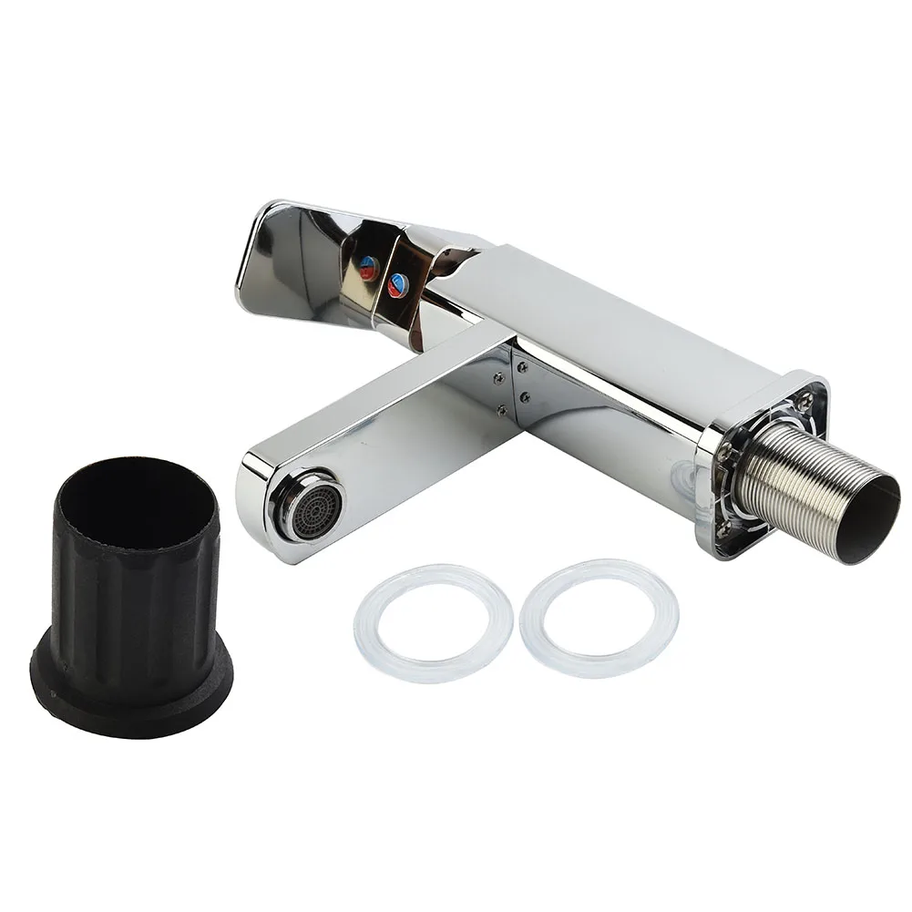Square Basin Faucet Cold And Hot Water Mixer Tap Stainless Steel Deck Mounted Bathroom Sink Faucet Bathroom Accessories
Square Basin Faucet Cold And Hot Water Mixer Tap Stainless Steel Deck Mounted Bathroom Sink Faucet Bathroom Accessories