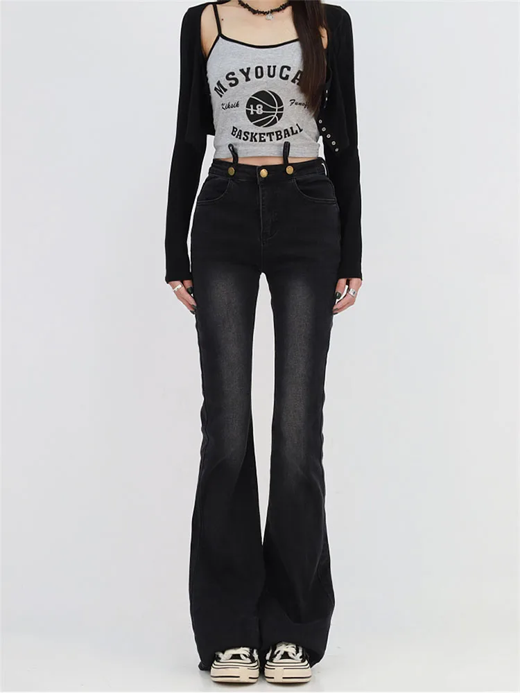 2022 Autumn Vintage Flare Jeans Pants Women Y2k Streetwear High Waist Straight Pant Slim 90s Casual Female Career Long Trousers
2022 Autumn Vintage Flare Jeans Pants Women Y2k Streetwear High Waist Straight Pant Slim 90s Casual Female Career Long Trousers