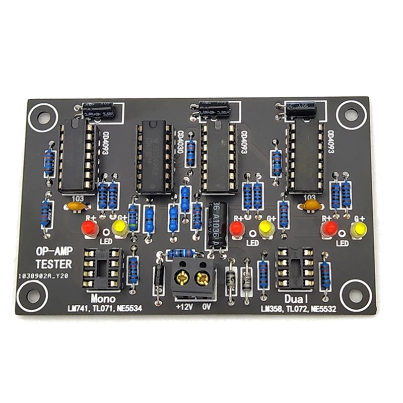 Operational Amplifier Op Amp Tester Single Op Amp Dual Op Amp TL071 TL072 TL081 TL082
Operational Amplifier Op Amp Tester Single Op Amp Dual Op Amp TL071 TL072 TL081 TL082