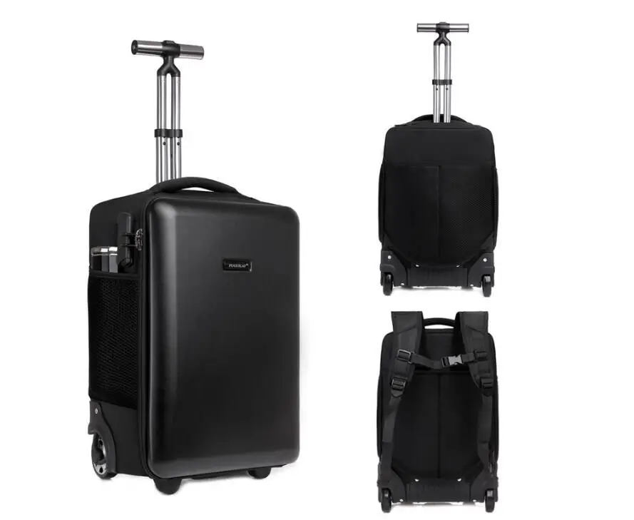 

Женская дорожная сумка-тележка, чемодан для багажа, деловой чемодан унисекс, ручная сумка для багажа на колесах, рюкзак для багажа, чемоданы