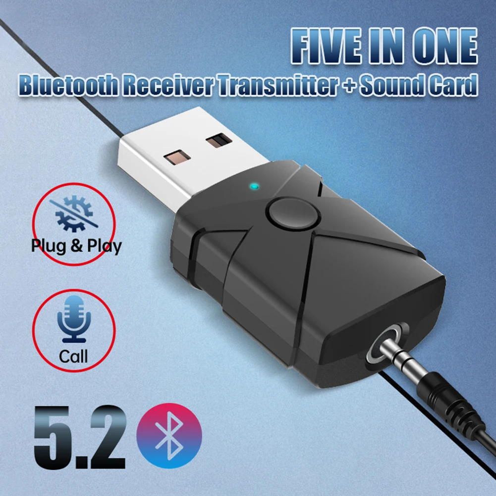 5 в 1 Bluetooth аудио адаптер V5.2 передатчик приемник USB беспроводной 3,5 мм аудио адаптер автомобильные хорошие запасные части
5 в 1 Bluetooth аудио адаптер V5.2 передатчик приемник USB беспроводной 3,5 мм аудио адаптер автомобильные хорошие запасные части