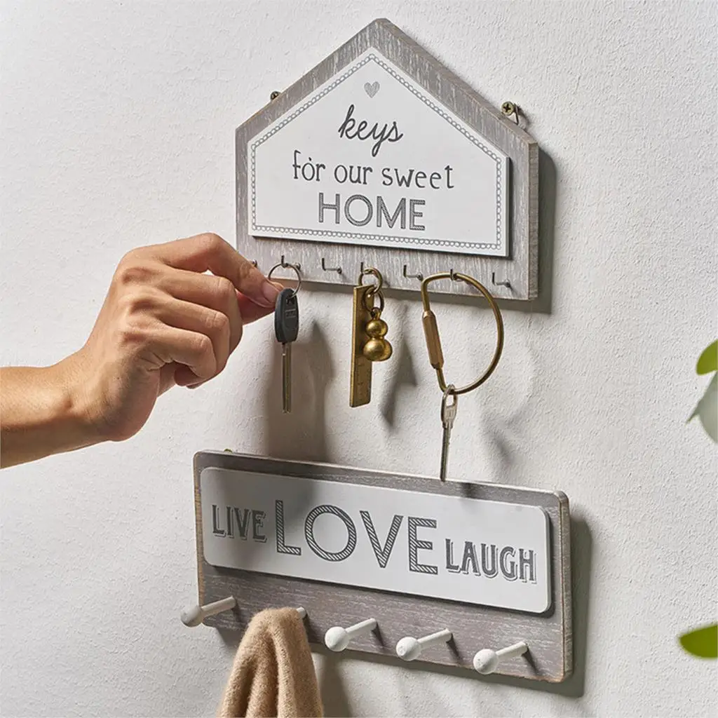 Wood Key Hook Holder Wall Hanging Organizer Rectangle Shape House Key Rack Hooks Coat Hanger Home Decoration Coat Wall Hook
Wood Key Hook Holder Wall Hanging Organizer Rectangle Shape House Key Rack Hooks Coat Hanger Home Decoration Coat Wall Hook
