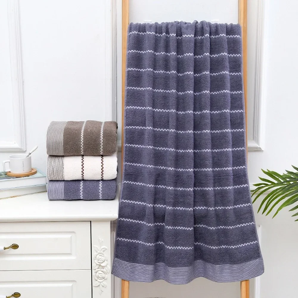 Pure Cotton Bath Towel 70x140 Thickened Adult Men and Women Wrap Chest Gift Bath Towel Wholesale Soft Absorbent
Pure Cotton Bath Towel 70x140 Thickened Adult Men and Women Wrap Chest Gift Bath Towel Wholesale Soft Absorbent