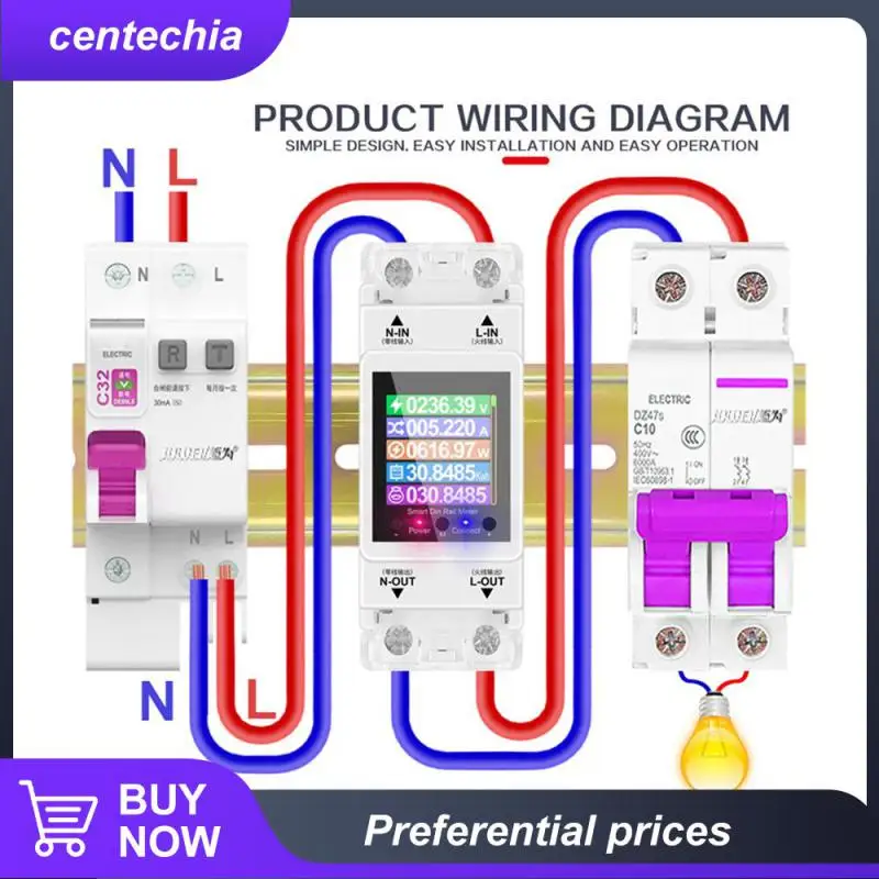 100a Accurate Digital Energy Meter Timer Function Electric Energy Meter High Quality Power Monitor Household Power Monitor
100a Accurate Digital Energy Meter Timer Function Electric Energy Meter High Quality Power Monitor Household Power Monitor