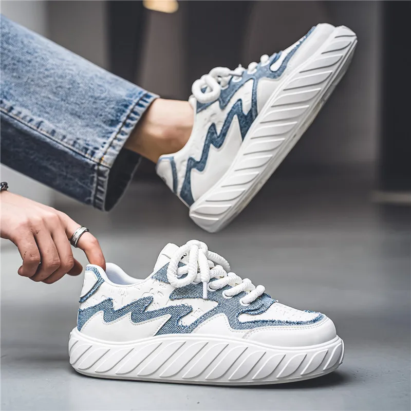 Damyuan Fashion Design Casual Shoes For Men 2023 New Pattern Lace Up Platform Vulcanized Shoes Sneakers Breathable Tenis Shose
Damyuan Fashion Design Casual Shoes For Men 2023 New Pattern Lace Up Platform Vulcanized Shoes Sneakers Breathable Tenis Shose