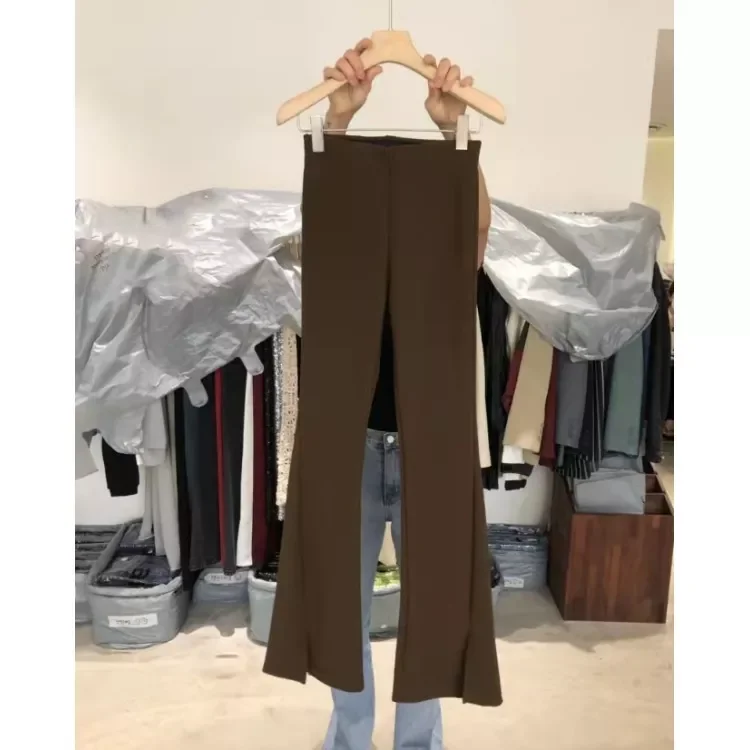Women Sexy High Waist Bodycon Leggings Bell Bottom Pants Black Lace Up 2021 Flare Pants Female Party Skinny Wide Leg Pants
Women Sexy High Waist Bodycon Leggings Bell Bottom Pants Black Lace Up 2021 Flare Pants Female Party Skinny Wide Leg Pants
