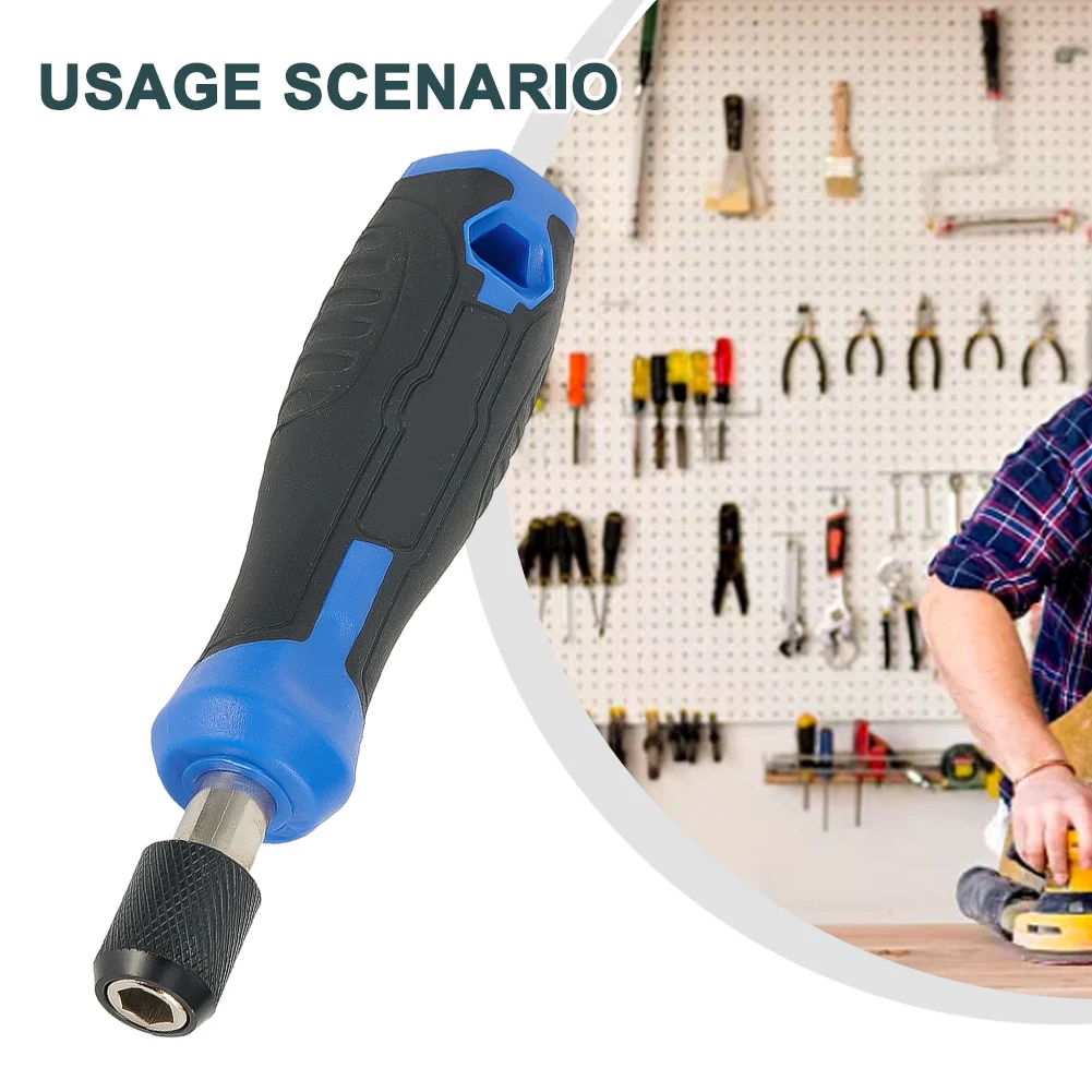 1pcs 1/4inch Hex Self-locking Adapter Screwdriver Rubber Non-slip Handle Screwdriver Bit Holder Magnetic Connecting Rod
1pcs 1/4inch Hex Self-locking Adapter Screwdriver Rubber Non-slip Handle Screwdriver Bit Holder Magnetic Connecting Rod
