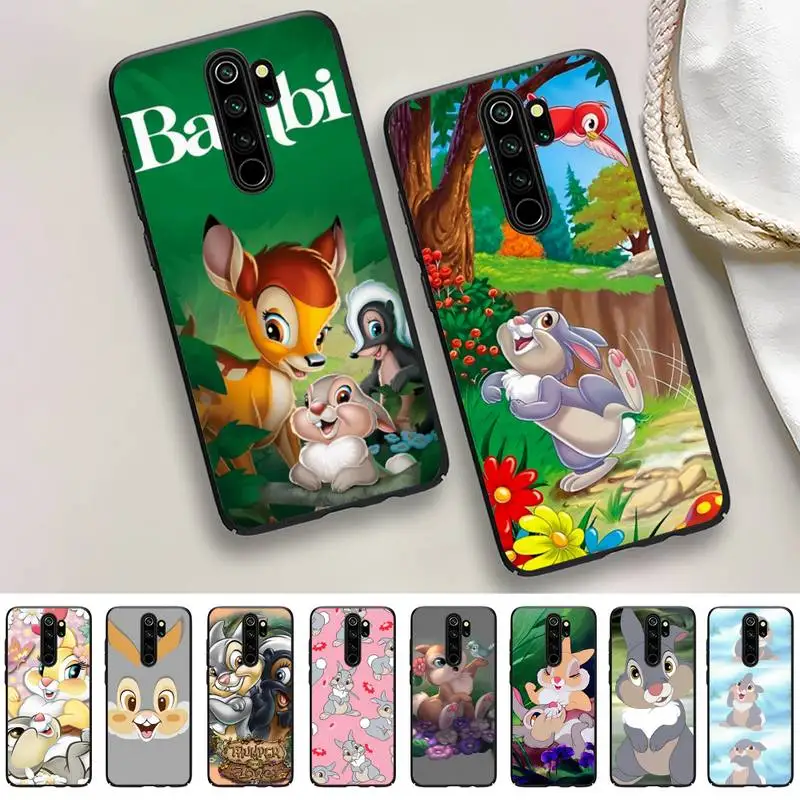 

Disney Bambi Thumper Phone Case For Redmi 9 5 S2 K30pro Silicone Fundas for Redmi 8 7 7A note 5 5A