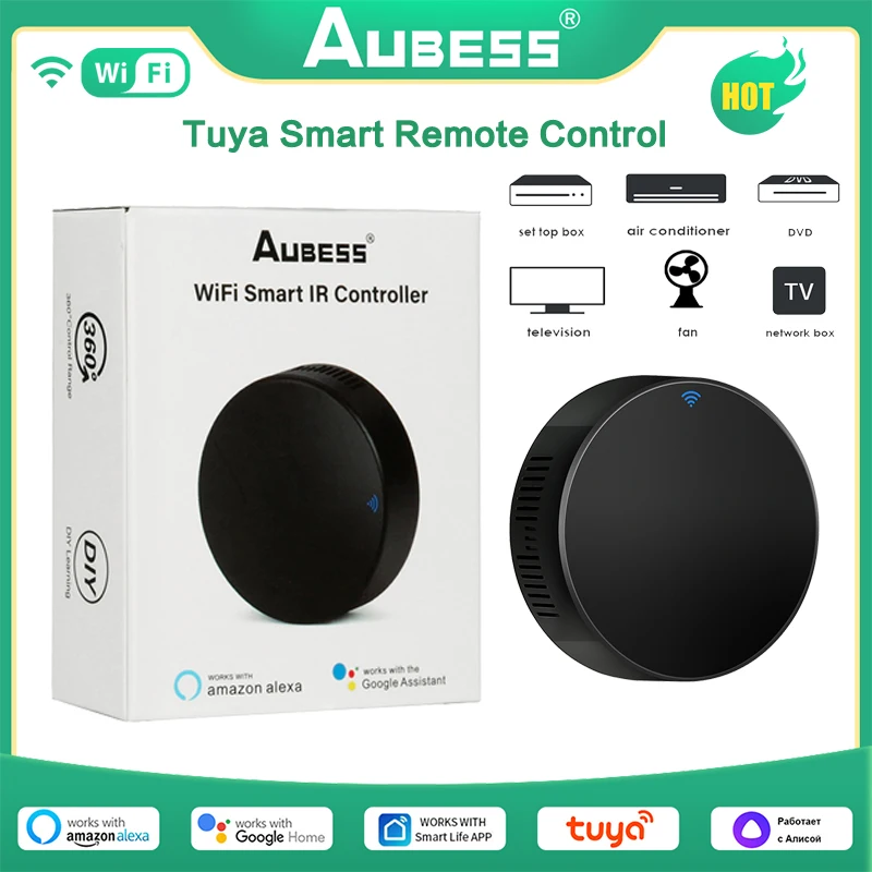 Aubess Tuya IR Smart Remote Control Universal Infrared Smart Home Controller For TV DVD AUD Works With Alexa Google Home Alice
Aubess Tuya IR Smart Remote Control Universal Infrared Smart Home Controller For TV DVD AUD Works With Alexa Google Home Alice
