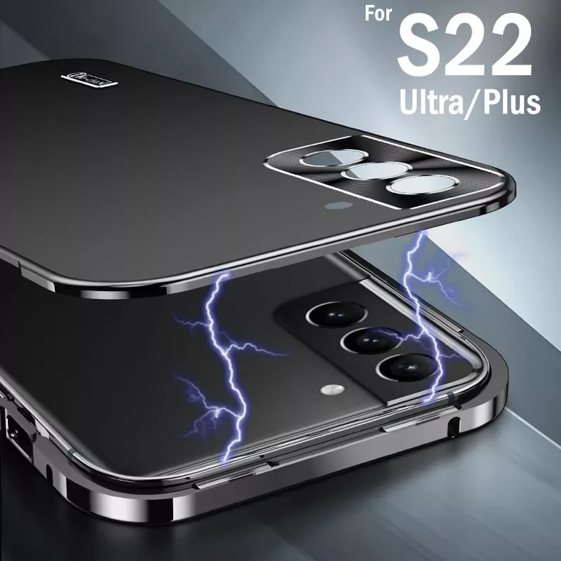 Ultra Thin Metal Magnetic Case for Samsung Galaxy S22 Ultra Plus Case Border Frame Bumper Lens Camera Cover S22 Full Protection
Ultra Thin Metal Magnetic Case for Samsung Galaxy S22 Ultra Plus Case Border Frame Bumper Lens Camera Cover S22 Full Protection