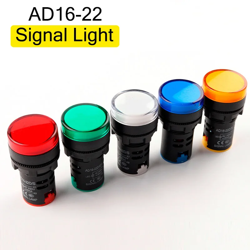 1PCS AD16-22 22mm Panel Mount LED Power Indicator 12V 24V 110V 220V 380V Indicator Pilot Blue White Green Yellow Light Lamp
1PCS AD16-22 22mm Panel Mount LED Power Indicator 12V 24V 110V 220V 380V Indicator Pilot Blue White Green Yellow Light Lamp