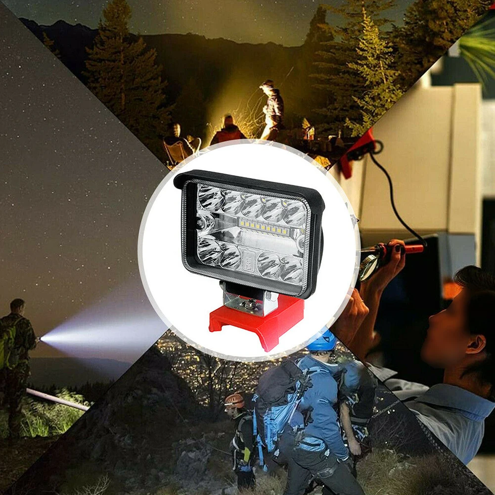 3inch Wireless LED Work Light Spotlight For 18V 20V 18W Lithium Batteries Outside Working Tools Camping Supplies
3inch Wireless LED Work Light Spotlight For 18V 20V 18W Lithium Batteries Outside Working Tools Camping Supplies