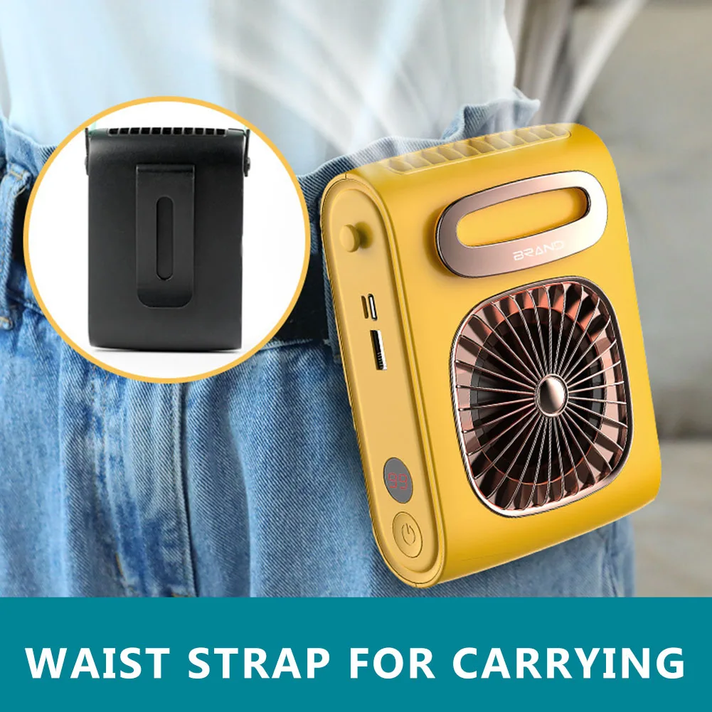 Lazy Hanging Neck Fan Portable USB Rechargeable Power Bank Waist Wrist Small Fans Outdoor Sports Travel Summer Air Cooler 3 Spee
Lazy Hanging Neck Fan Portable USB Rechargeable Power Bank Waist Wrist Small Fans Outdoor Sports Travel Summer Air Cooler 3 Spee