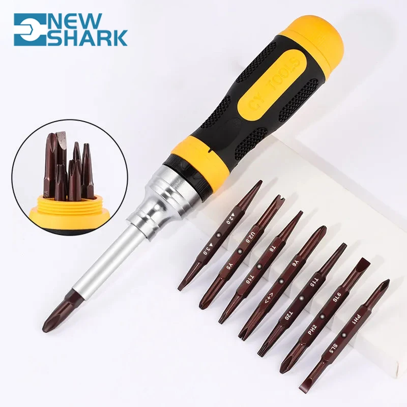 19 In 1 Magnetic Hex Torx Screwdriver Set DIY Manual for Phone Laptop Electrician Repair Tools Bits Multifunctional Screwdriver
19 In 1 Magnetic Hex Torx Screwdriver Set DIY Manual for Phone Laptop Electrician Repair Tools Bits Multifunctional Screwdriver